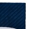 Baxton Studio Fabrico Glam and Luxe Navy Blue Velvet Upholstered and Gold Metal Queen Size Platform Bed 214-10941-ZORO - alternate 7